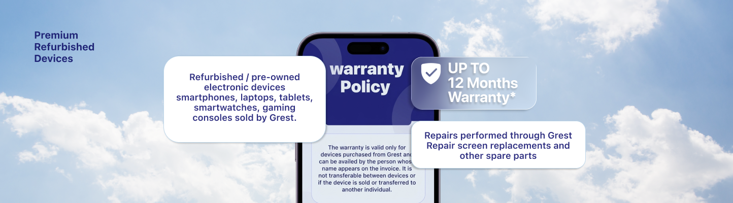 Warranty banner