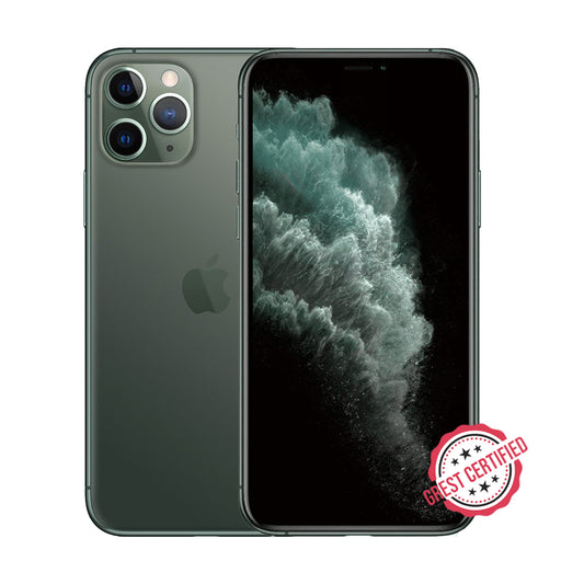 Refurbished iPhone 11 pro Max Matte Midnight Green