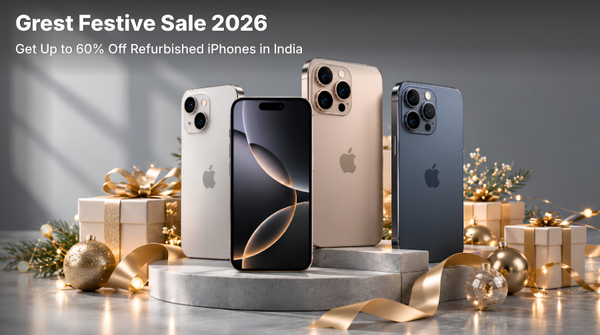 Grest Festive Sale 2026: Get Up to 60% Off Refurbished iPhones in India