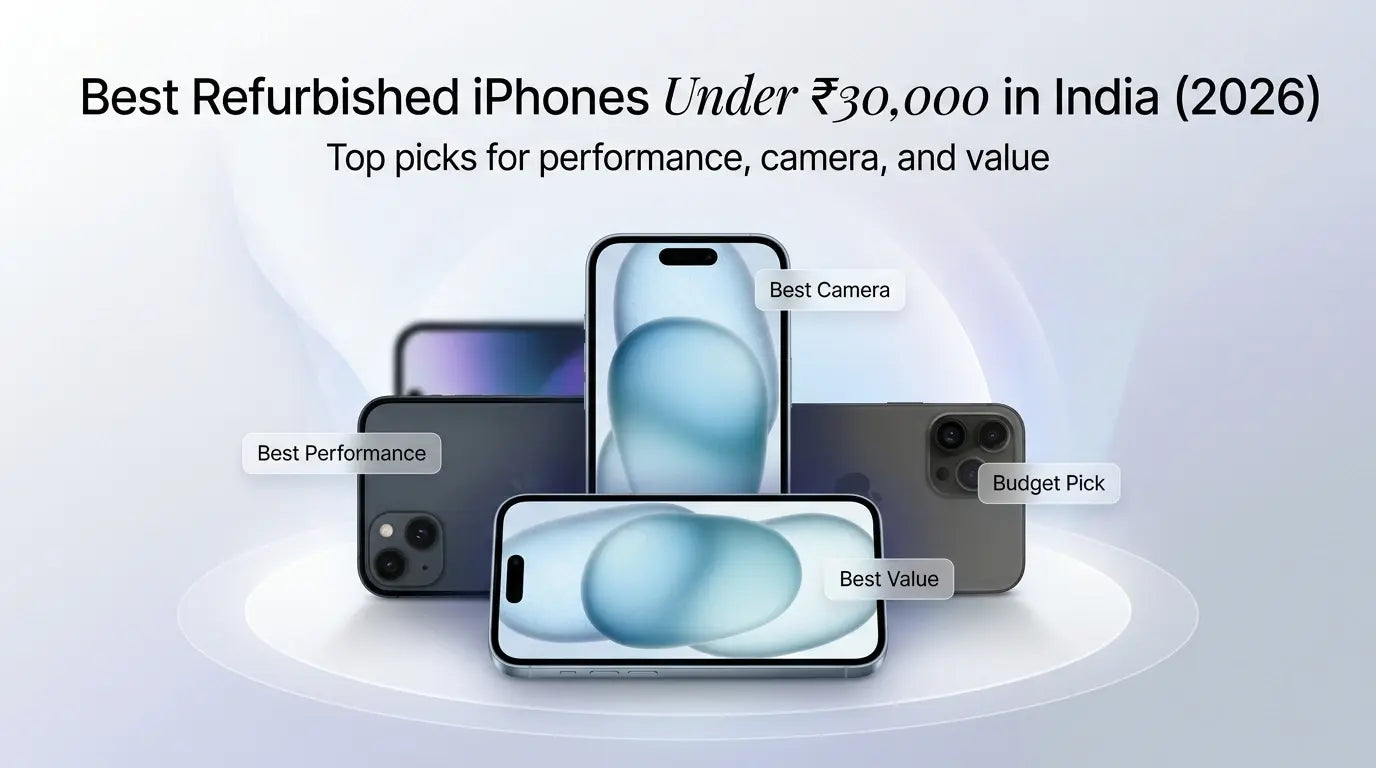 Best Refurbished iPhones Under ₹30,000