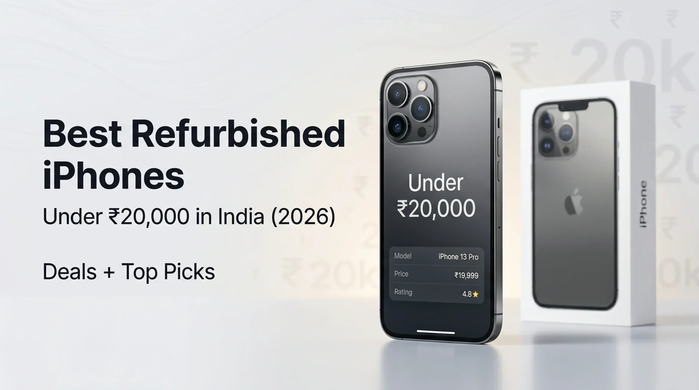 Refurbished iPhones Under ₹20,000