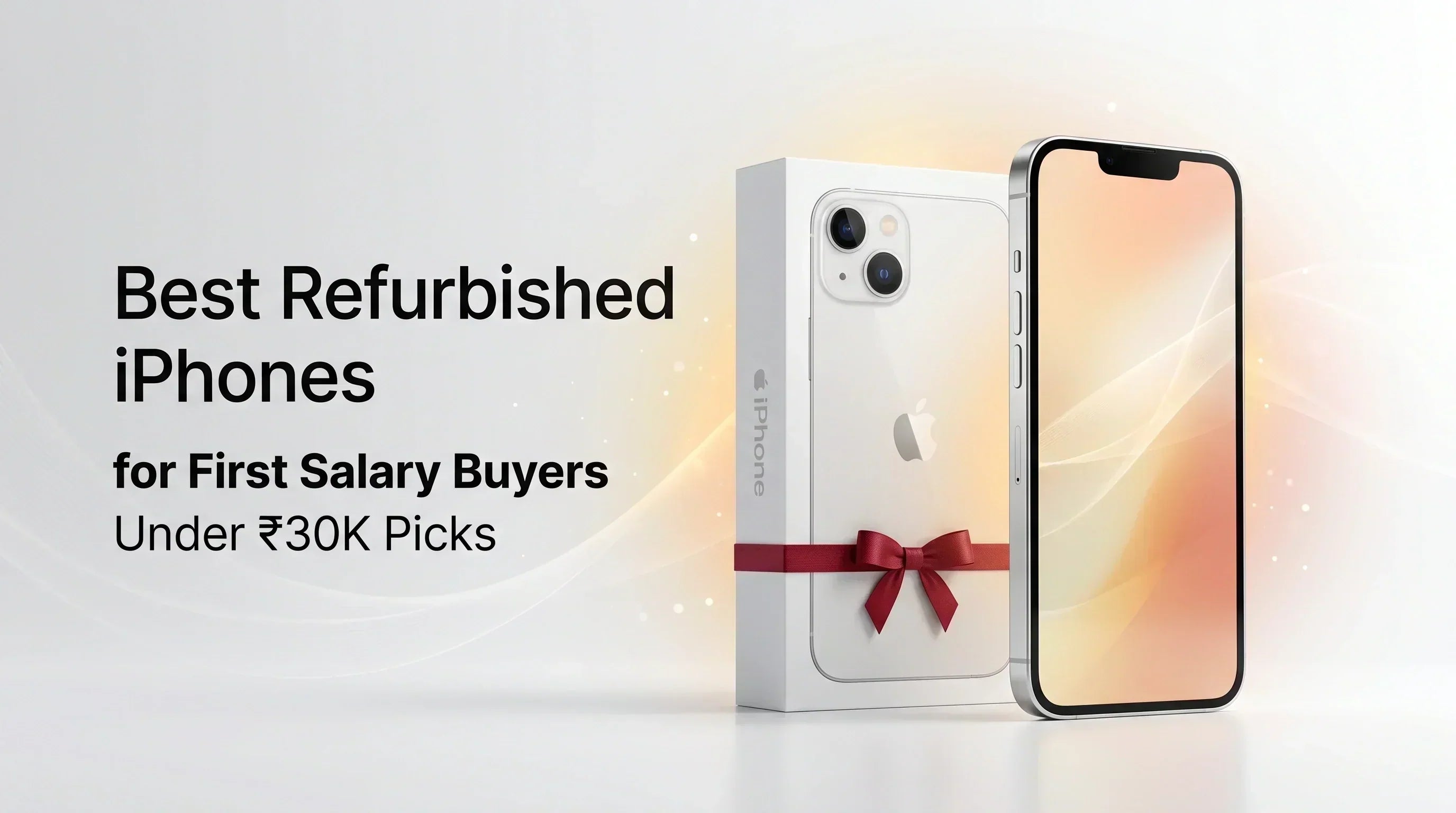 Refurbished iPhones for First Salary Buyers