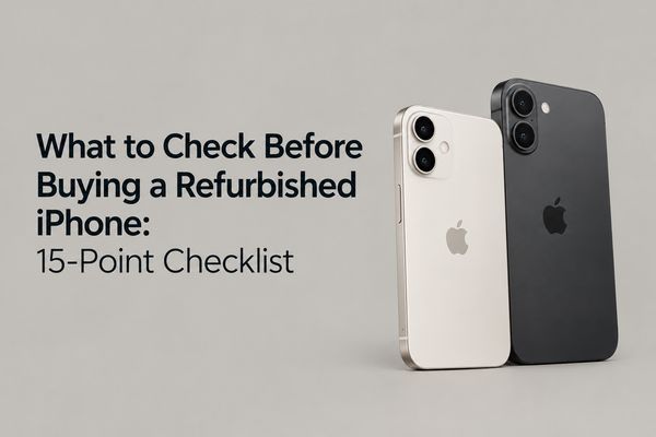 What to Check Before Buying a Refurbished iPhone: 15-Point Checklist