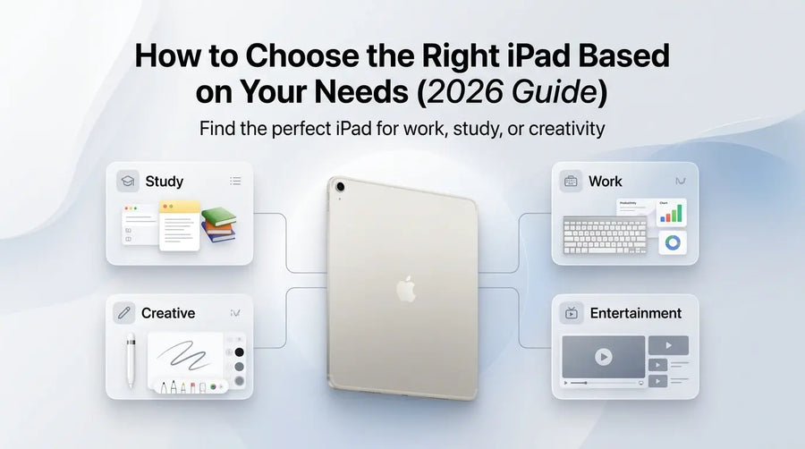 How to Choose the Right iPad Based on Your Needs (2026 Guide)