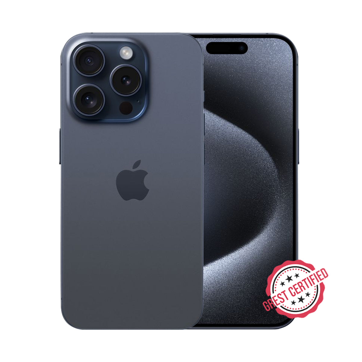 Refurbished iPhone 15 Pro Blue Titanium