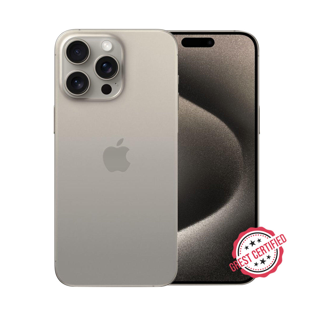 Refurbished iPhone 15 Pro Natural Titanium