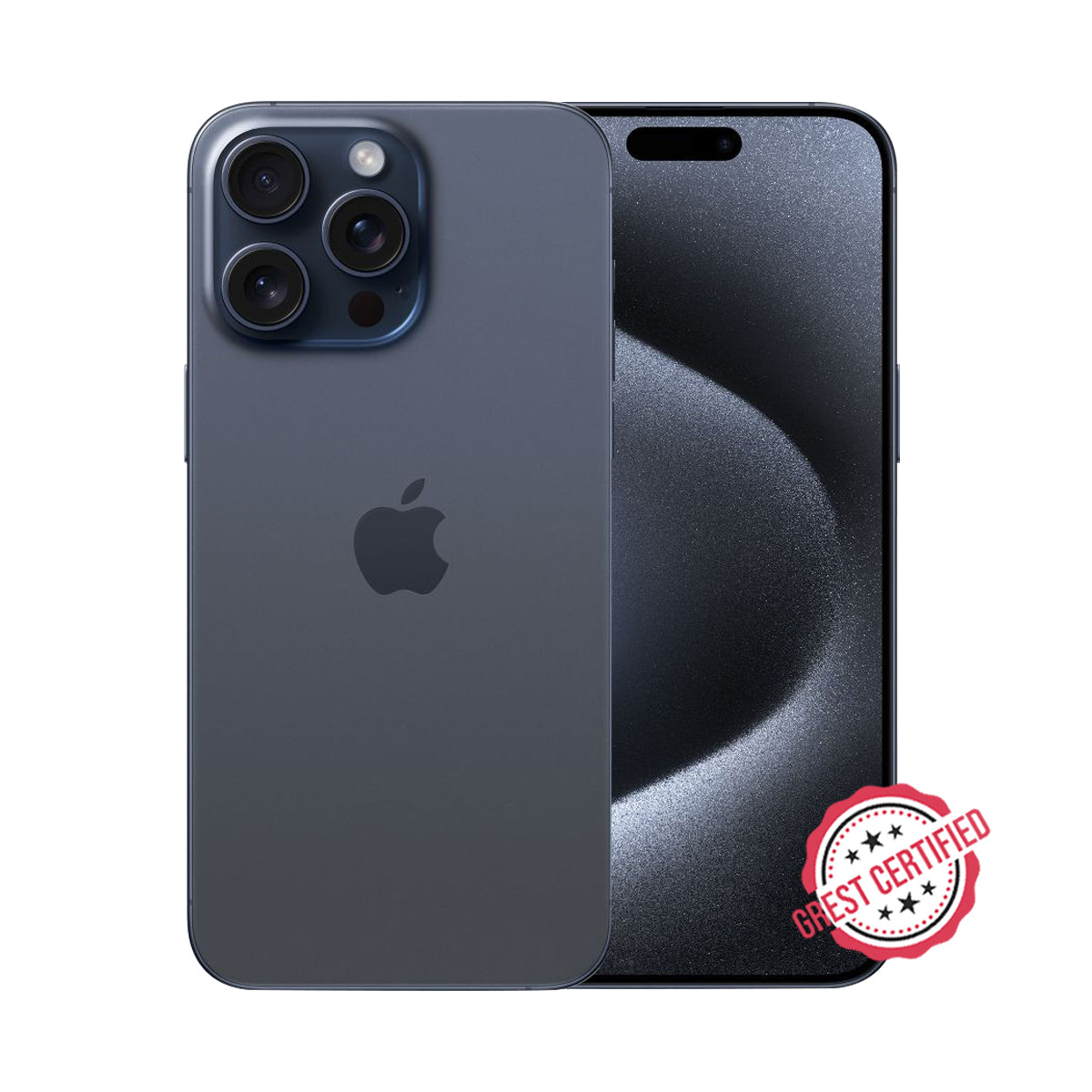 Refurbished iPhone 15 Pro Blue Titanium