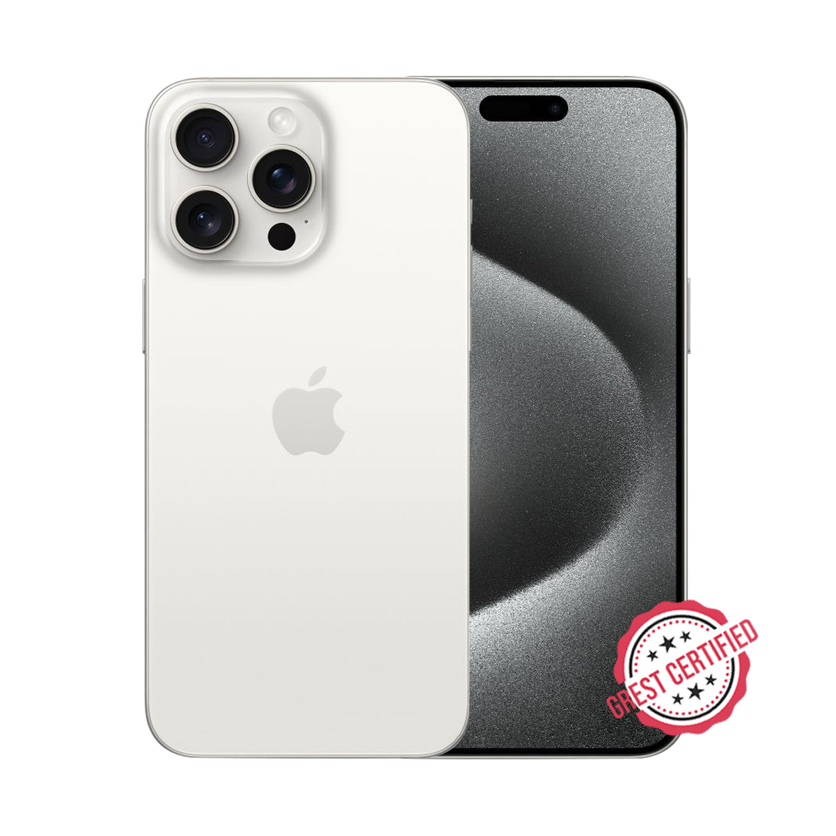 Refurbished iPhone 15 Pro White Titanium