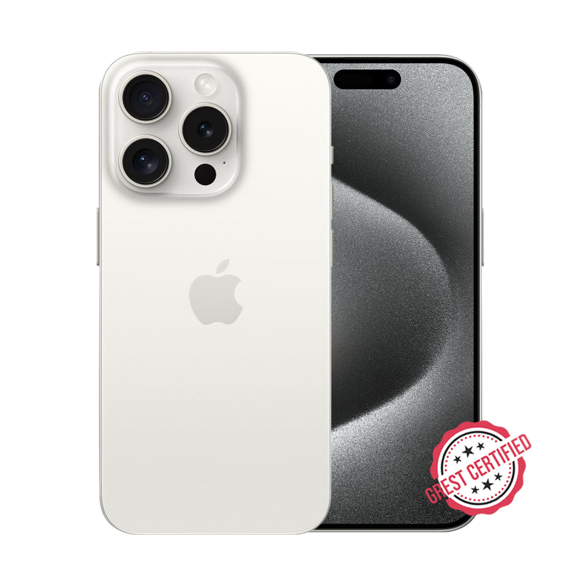 Refurbished iPhone 15 Pro White Titanium