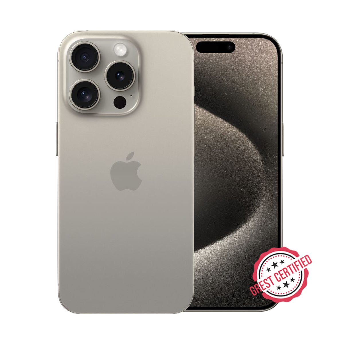 Refurbished iPhone 15 Pro Natural Titanium