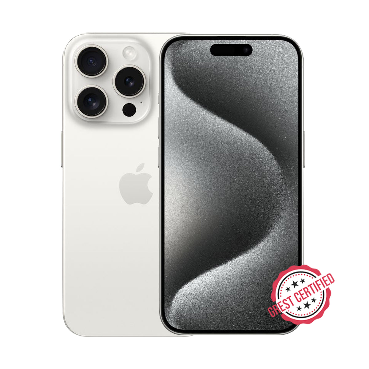 Refurbished iPhone 15 Pro White Titanium