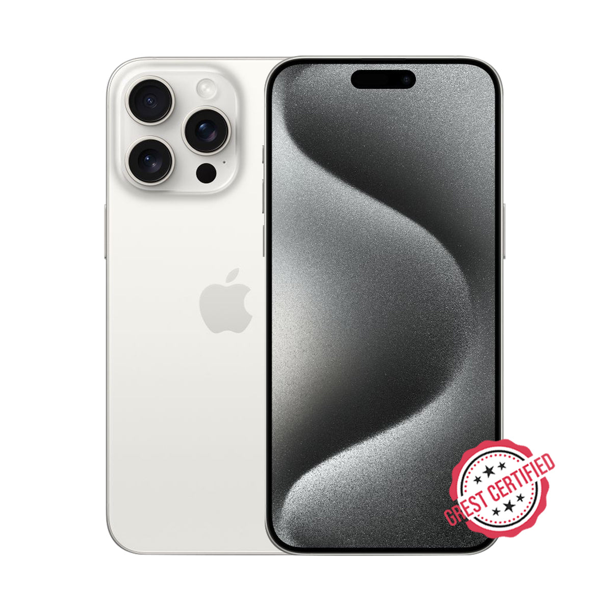 Refurbished iPhone 15 Pro White Titanium