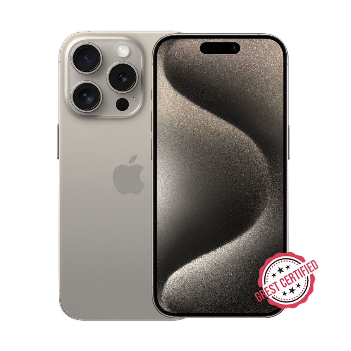 Refurbished iPhone 15 Pro Natural Titanium