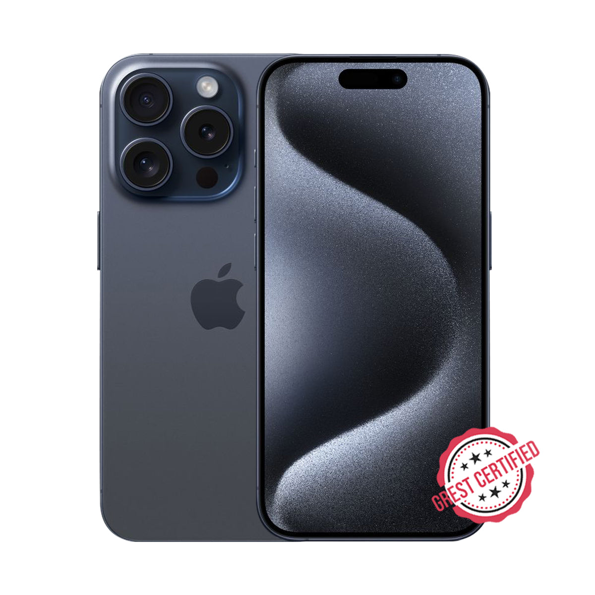Refurbished iPhone 15 Pro Blue Titanium