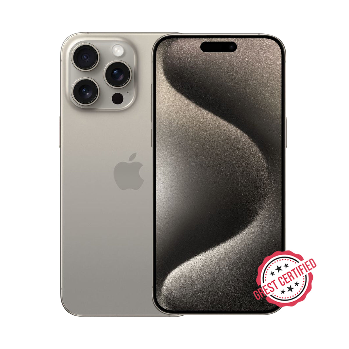 Refurbished iPhone 15 Pro Natural Titanium