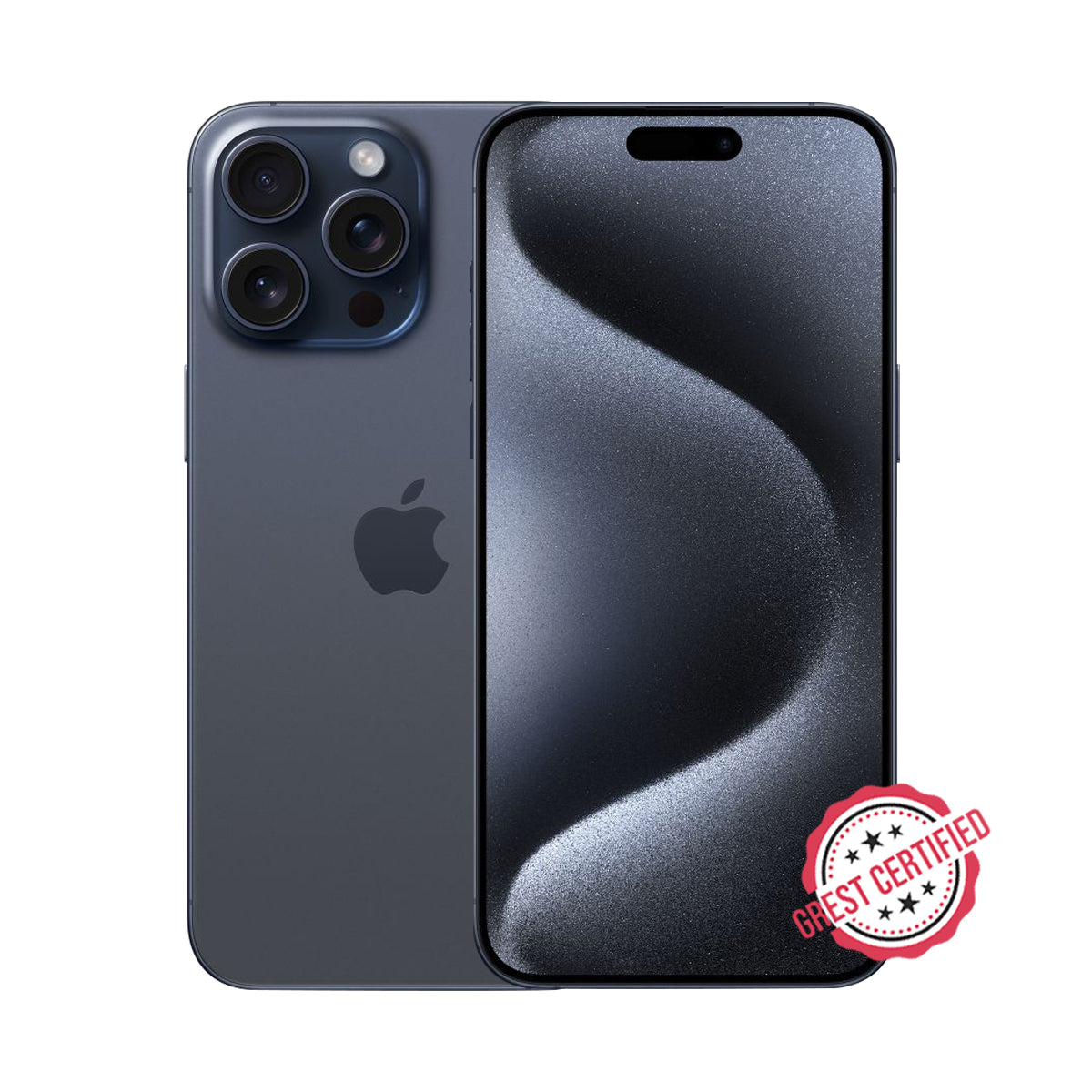 Refurbished iPhone 15 Pro Blue Titanium